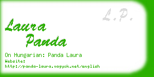 laura panda business card